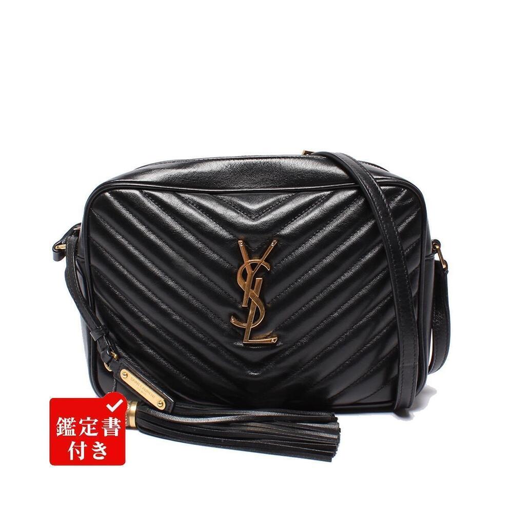 Saint Laurent Stitching Bag Lou V Crossbody Camera Shoulder Paris - Picture 2 of 6